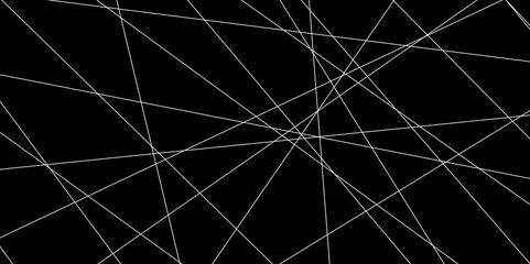Abstract line background. abstract white lines with black background creative and geometric shape with black luxury pattern and paper texture design in illustration with white line background.