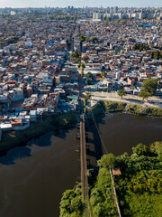 Villa 21-24, Villa Zavaleta or Barrio Nuevo Pompeya. Poor neighborhood next to the Riachuelo River, Buenos Aires, Argentina.
