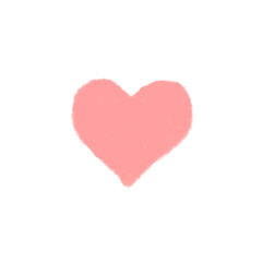 red heart on white background
