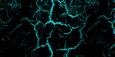 Black and blue marbling surface stone wall tiles and floor tiles texture. Luxury fire frame background for design. Abstract blue crack wall design on black background. Marble surface background.