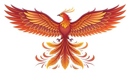 Fototapeta premium wings of the fire