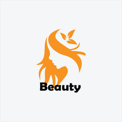 18 beauty logo face salon word letter alphabet intertwine