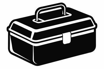 lunchbox silhouette line art vector illustration