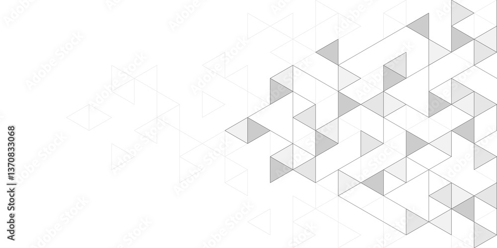 Poster Abstract background with a geometric pattern of triangle shapes. Graphic design element 