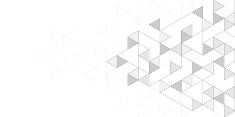 Abstract background with a geometric pattern of triangle shapes. Graphic design element 