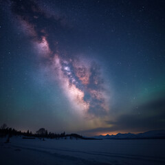 Fototapeta premium Milky Way Sky