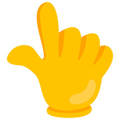 Pointing Hand Cartoon