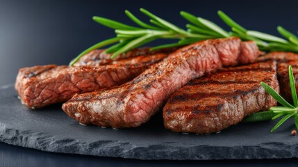 Grilled steak preparation culinary kitchen food photography gourmet environment close-up viewpoint savory concept for seo impact