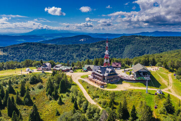 Jaworzyna Krynicka i Tatry.