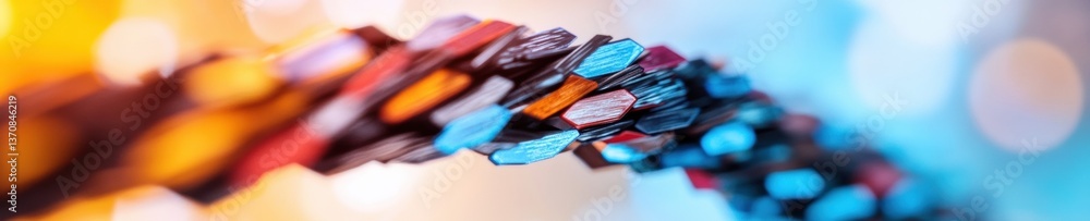 Aufkleber Dynamic Financial Analytics Prismatic Data Visualization for Next-Gen Investment Strategies, Transforming Complex Market Insights into Actionable Wealth Management Solutions