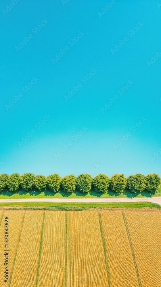 Aufkleber next-gen agricultural intelligence precision farming landscape with climate-smart data visualization