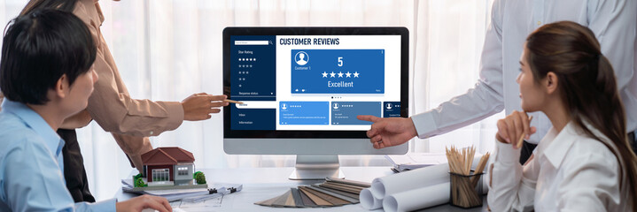 Customer experience and review analysis by brisk computer software for corporate business