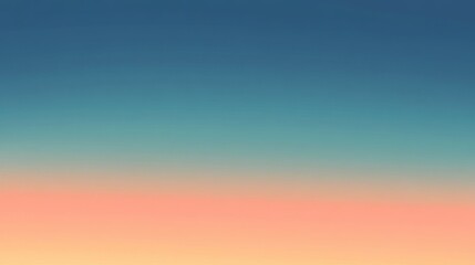 A gradient sky with blended blues, oranges, and peaches at dawn or dusk.