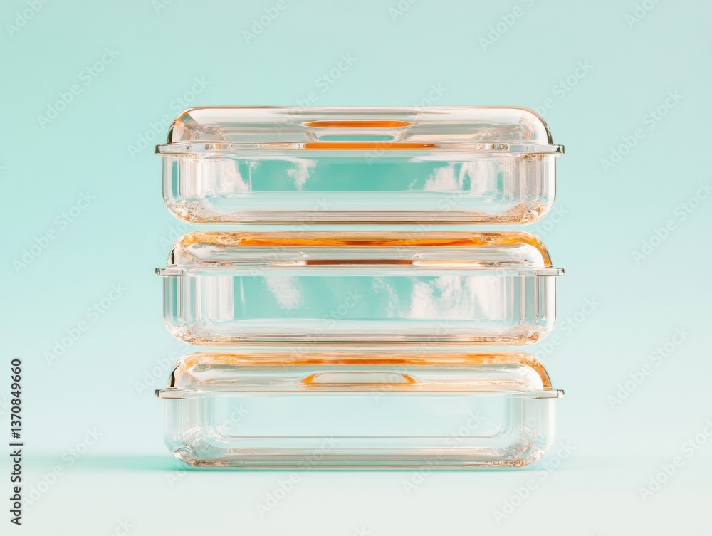 Poster minimalist clear storage solution stackable transparent containers revolutionizing home organization