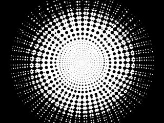 Grunge Noise Gradient Texture with Dirty Grain and Halftone Overlay – Distressed Black & White Background