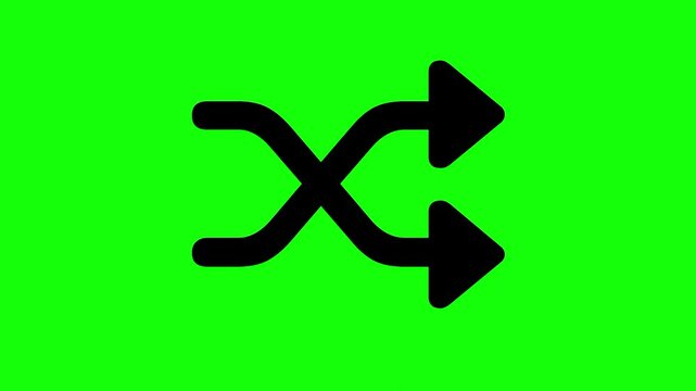Random Icon Pulse Animation on Green Screen | Loopable Motion Graphics Background.