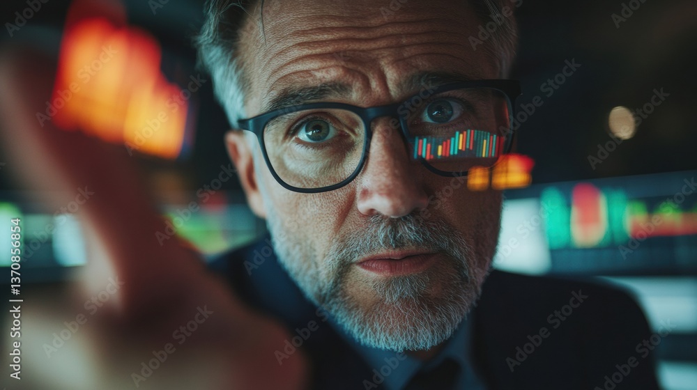 Poster Immersive Data Dynamics AI-Powered Financial Intelligence for Next-Gen Business Strategy - Cutting-Edge Economic Forecasting with Emotional Depth
