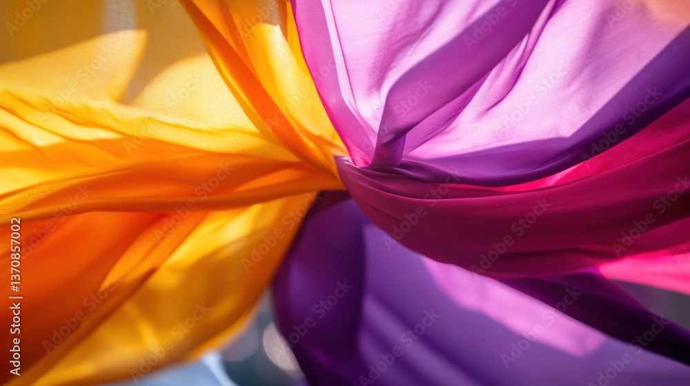Aufkleber Vibrant Fluid Dynamics Ethereal Color Gradient Abstraction for Immersive Digital Design, Innovative Branding and Creative Visual Marketing