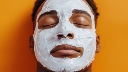 Urban Wellness Revolution Serene Male Skincare Ritual Showcasing Next-Gen Grooming, Inclusive Beauty, and Mindful Self-Care Transformation