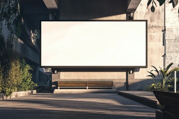 Billboard Advertisement Board Image Billboard 3D Model Indoor Billboard 3D Mockup