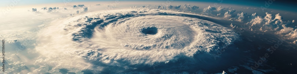 Poster climate crisis visualization advanced satellite monitoring of extreme hurricane dynamics revealing a