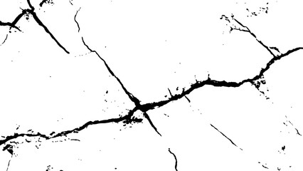 Cracks transparent background. Cracked white background wall crack texture distressed cracked surface grunge wall cracked pattern on white and transparent background.