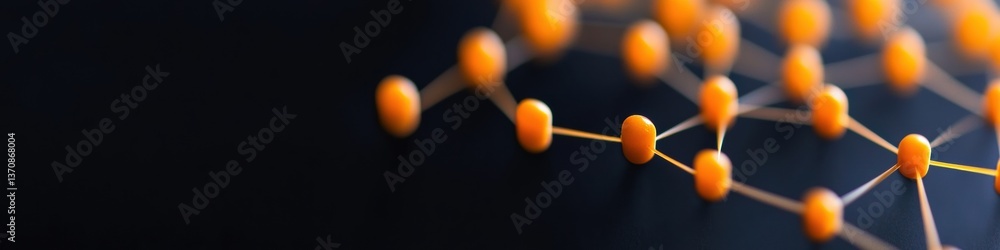Poster Quantum Connectivity Visualization Luminescent Network Mapping for Global Strategic Partnerships, Digital Transformation Insights in Advanced Business Intelligence