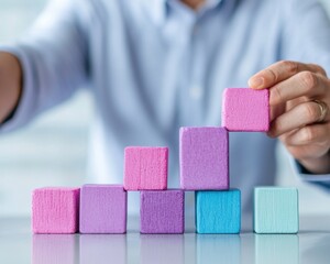 Gradient Progress Stacking Innovative Career Development and Strategic Skills Mapping for Millennial Professionals - Adaptive Workplace Learning Visualization