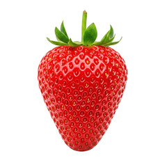 Fresh strawberry isolated on transparent background