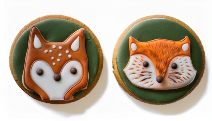 Fototapeta premium Woodland Animal Themed Cookies
