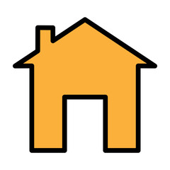 Home Vector Filled Icon Design