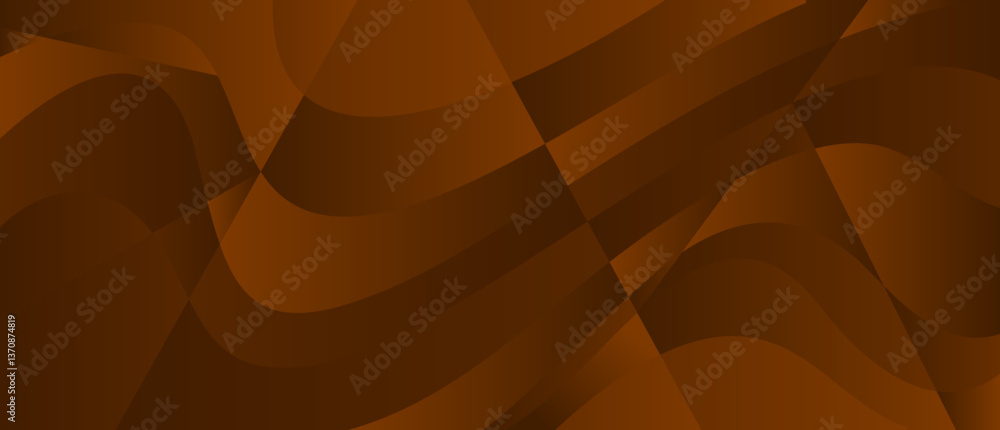 Poster abstract brown wave pattern background. dynamic abstract background featuring a flowing wave pattern