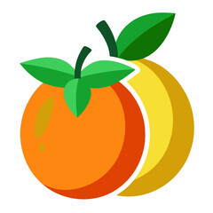 Jenipapo Fruits vector art illustration