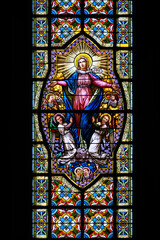 Assumption of the Virgin Mary. The Church of the Assumption of the Virgin Mary – also known as the "Blumental" Church – in Bratislava, Slovakia.