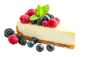 Homemade Cheesecake with Mixed Berries
