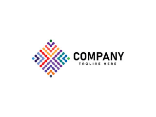 Fototapeta premium Business modern letter logo design