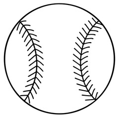 baseball ball vector illustration