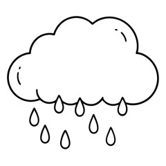 cloud with rain