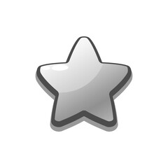 A vibrant, cartoon-style star icon. Perfect for games, apps, loot crates, rewards, or in-game purchases. Enhance your UI with this eye-catching present icon