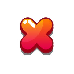 A vibrant, cartoon-style close icon. Perfect for games, apps, loot crates, rewards, or in-game purchases. Enhance your UI with this eye-catching present icon