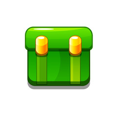 A vibrant, cartoon-style bag icon. Perfect for games, apps, loot crates, rewards, or in-game purchases. Enhance your UI with this eye-catching present icon