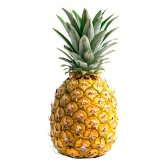 Fototapeta premium Fresh Pineapple Isolated on Transparent Background for Creative Use