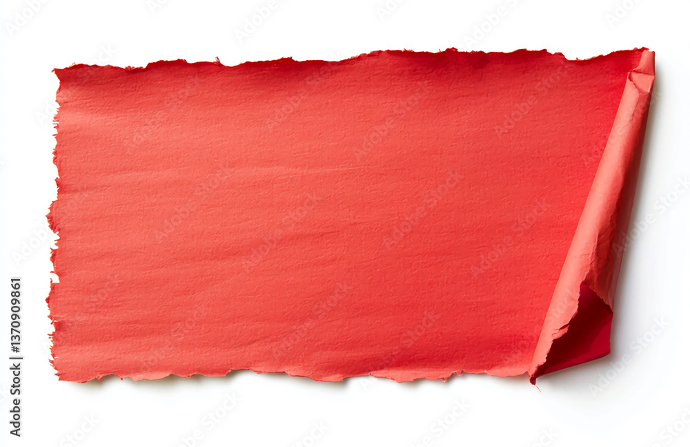 Aufkleber red torn paper texture background design element for graphic design and creative projects resource i