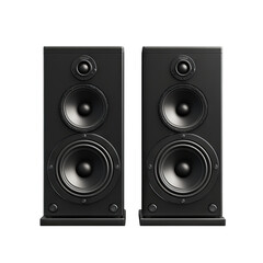 High-Quality Speakers Isolated on Transparent Background for Design