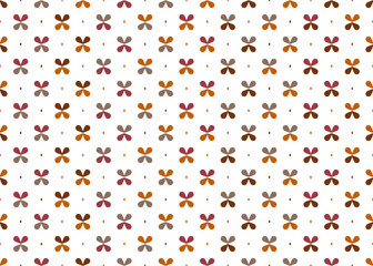 seamless pattern with four petal clover flowers. Light simple retro background for shirts, linen, textile, nursery, kitchen cloth