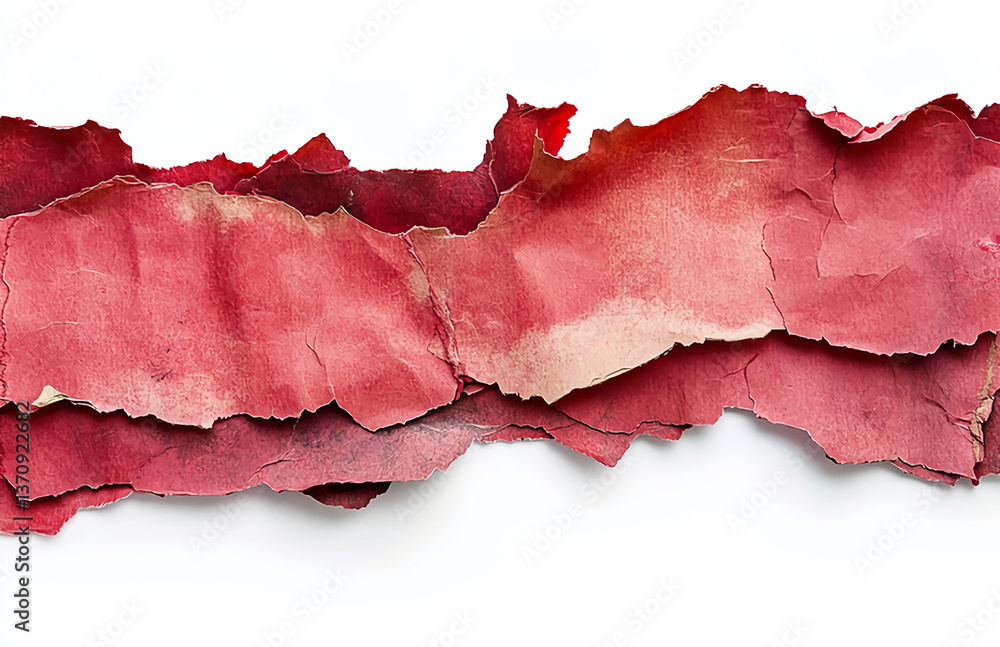 Aufkleber red paper texture background torn paper abstract design graphic resource scrapbooking art and craft 