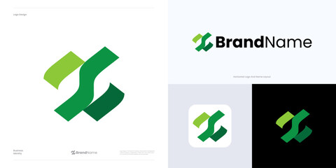 Creative modern Letter S logo icon design vector element editable, symbol initial S sign geometric with dynamic green color for brand identity and company business.