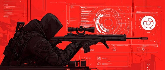 Sniper in Red Tech Zone
