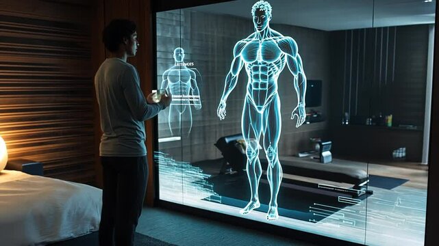Innovative Fitness Mirror Offers Health Insights and Metrics Generative AI
