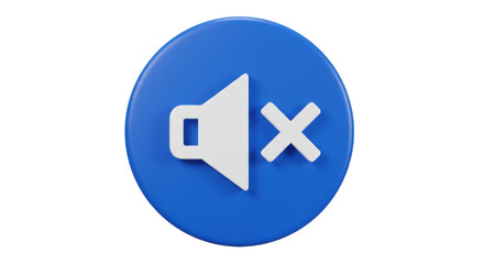 Fototapeta premium Isolated Mute Sound Icon